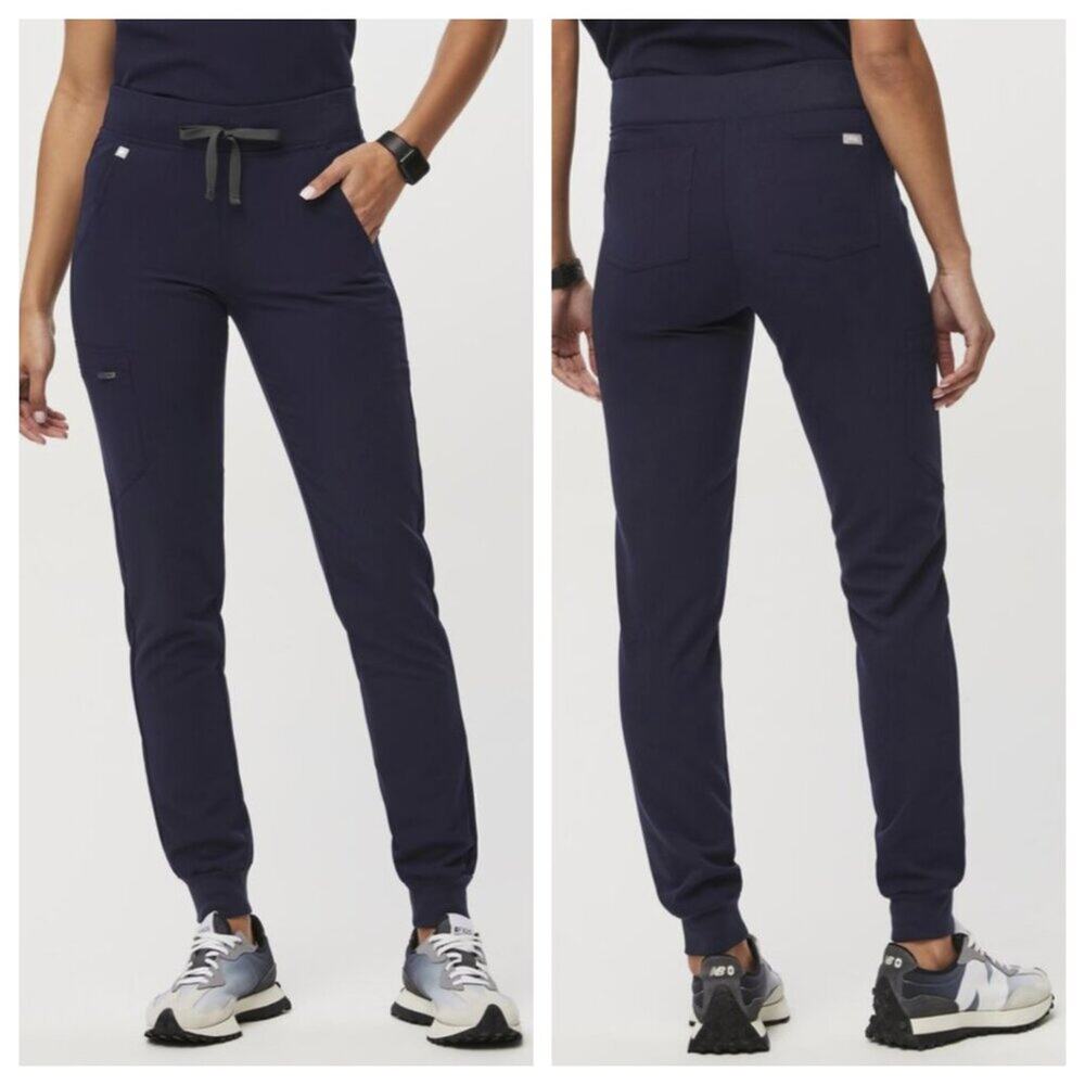 FIGS Women's Zamora Jogger Scrub Pants Navy Size M